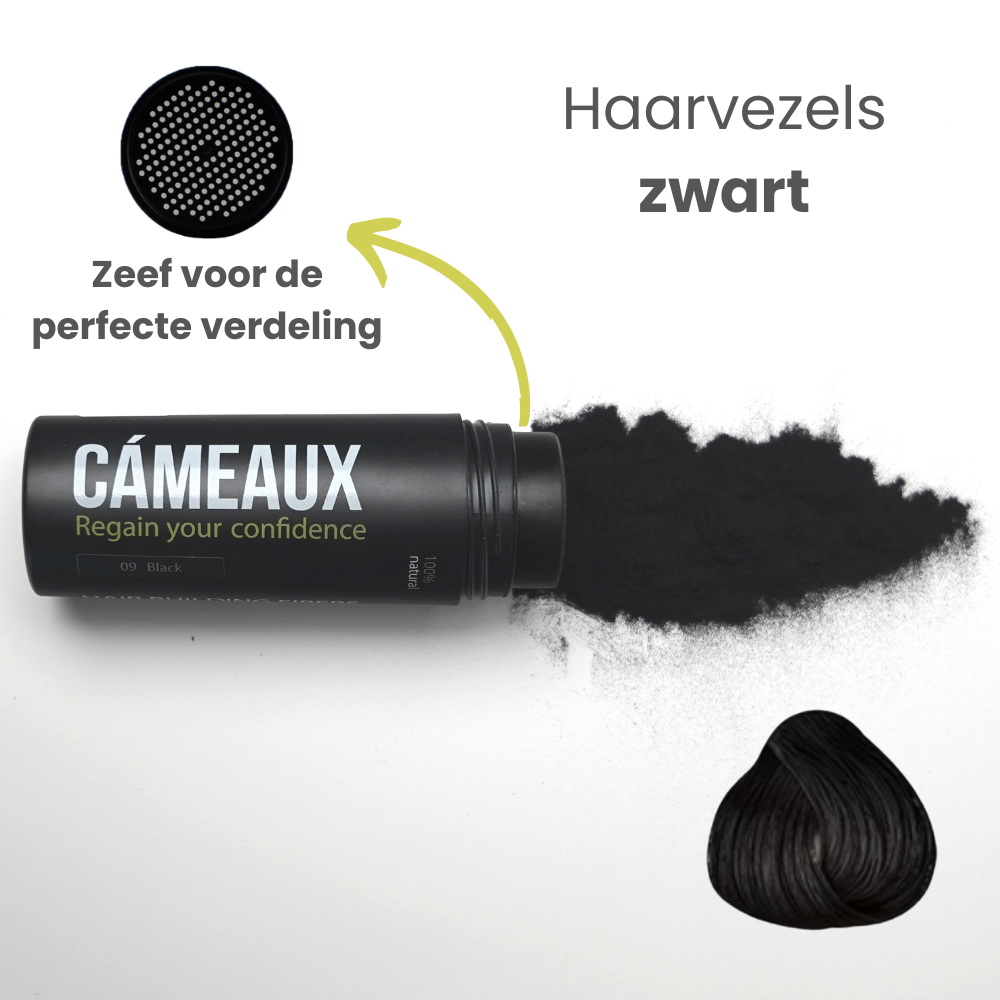 Cameaux haarvezels zwart