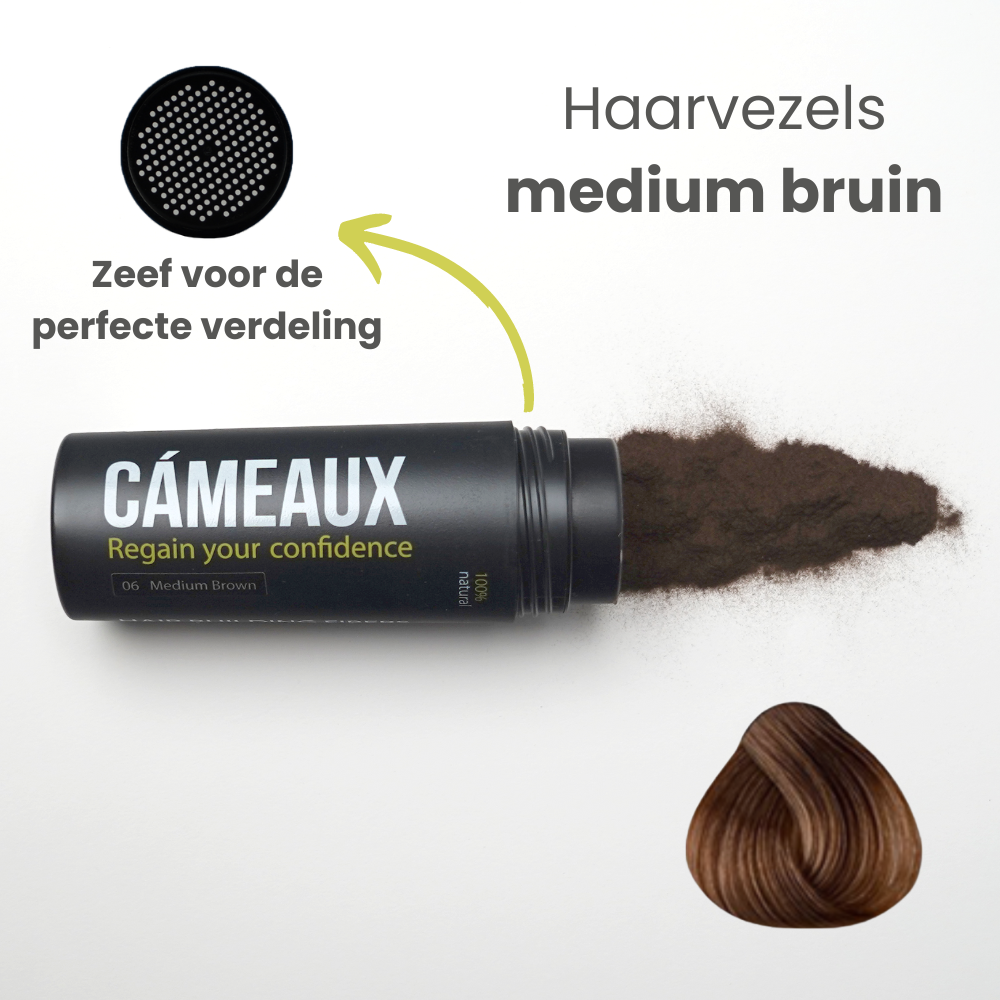 Cameaux haarvezels medium bruin